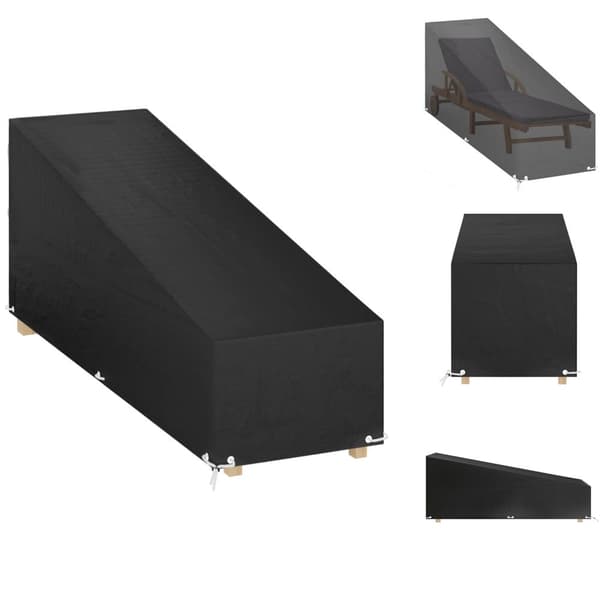 Overtræk til havemøbler - Living overtræk til liggestol 205x65x35/60 cm 12 øjer polyethylen