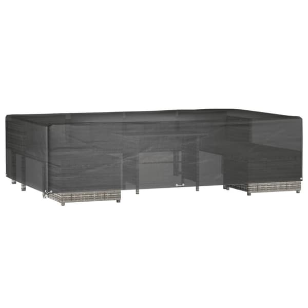Ulkokalusteiden suojapeitteet - Living Puutarhakalustesuoja 12 purjerengasta 315x180x75 cm suorakaide