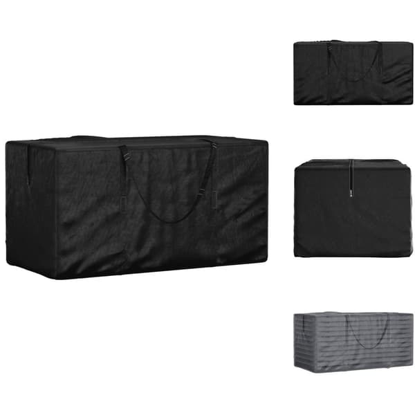 Överdrag till Utemöbler - Living Dynväska svart 150x75x75 cm polyeten