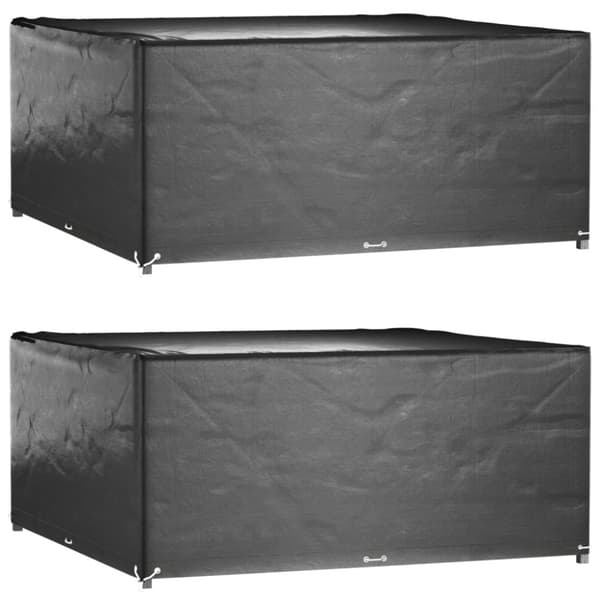 Ulkokalusteiden suojapeitteet - Living Puutarhakalustesuojat 2 kpl 16 purjerengasta 250x250x90 cm
