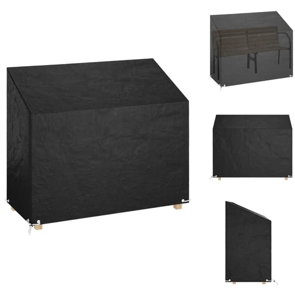 Overtræk til havemøbler - Living overtræk til havebænk 160x70x70/88 cm 8 øjer polyethylen