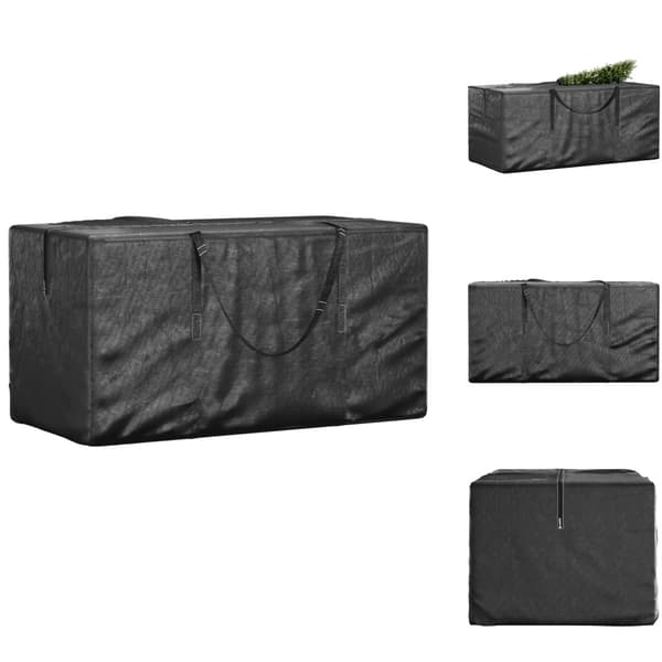 Overtræk til havemøbler - Living opbevaringspose til juletræ 150x75x75 cm polyethylen sort