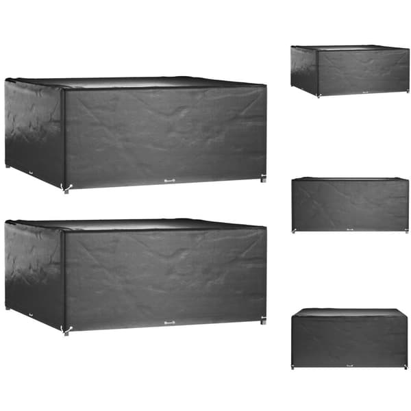 Overtræk til havemøbler - Living havemøbelovertræk 2 stk. 300x300x75 cm 16 øjer firkantet