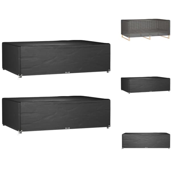 Överdrag till Utemöbler - Living Överdrag för utemöbler 2 st 12 ölj. 227x152x65 cm rektangulärt