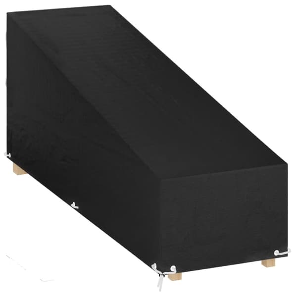 Överdrag för solsäng 12 öljetter 205x75x40/70 cm polyeten - Möbelöverdrag - Trädgårdsmöbelöverdrag - Home & Living