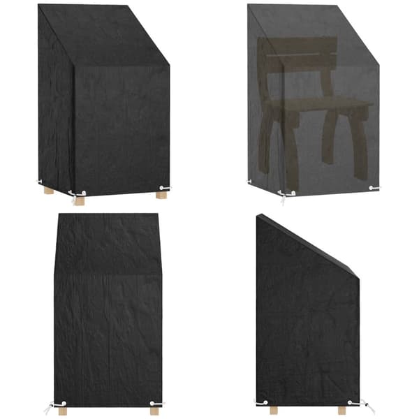 Overtræk til havestole 65x65x80/120 cm 8 øjer polyethylen - Overtræk Til Havestole - Stolebetræk - Home & Living