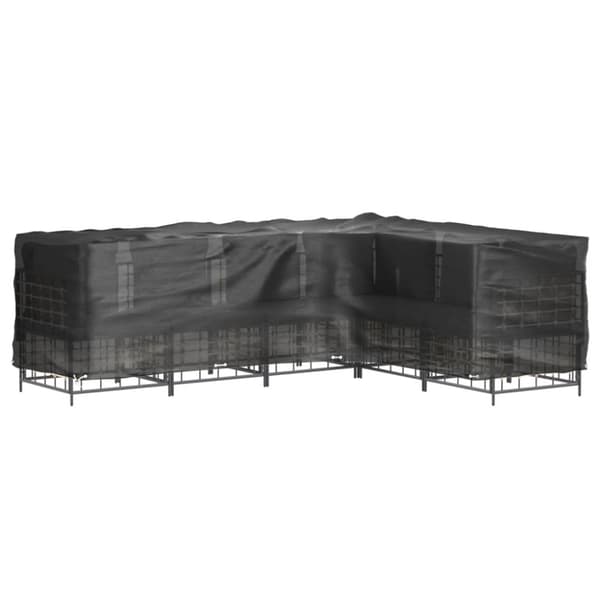 Överdrag för utemöbler 2st 18 ölj. 285x220x80 cm L-format - Överdrag - Överdrag För Trädgårdsmöbler - Home & Living