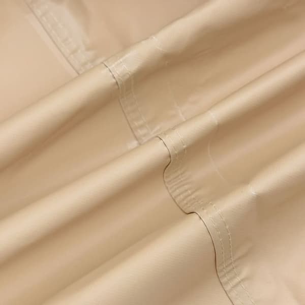 vidaXL Hagemøbeltrekk beige Ø 244x71 cm 600D oxford