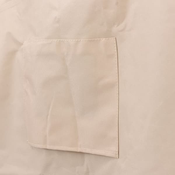 vidaXL Hagemøbeltrekk beige Ø 244x71 cm 600D oxford