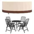 Miniatyrbilde 2 av 8: vidaXL Hagemøbeltrekk beige Ø 244x71 cm 600D oxford