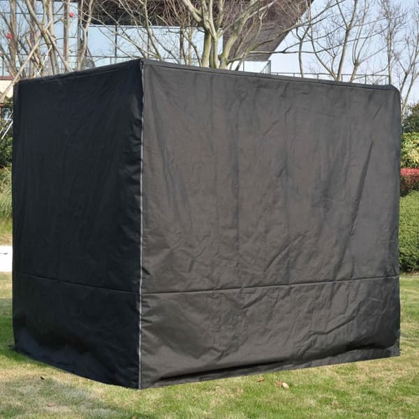 Sadesuoja MOROCCO aurinkovuoteelle 208x188x207cm, musta