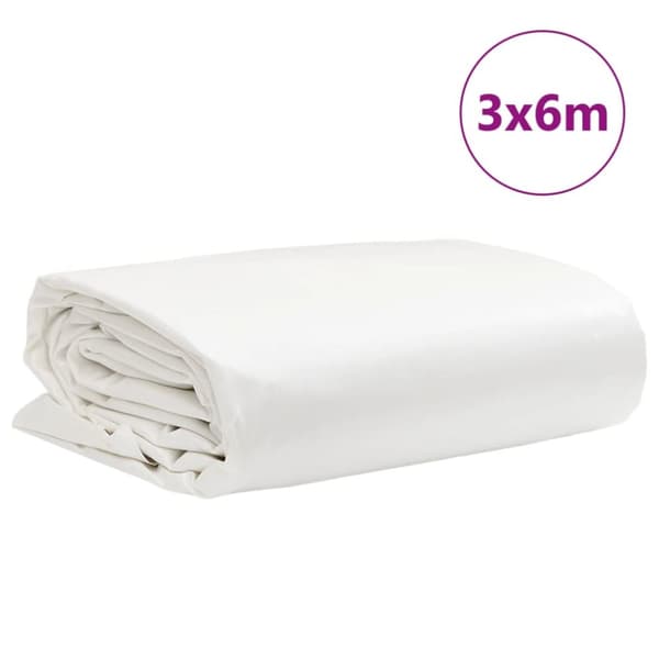 Pressu valkoinen 3x6 m 650 g/m²