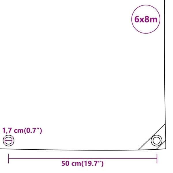 Pressu antrasiitti 6x8 m 650 g/m²