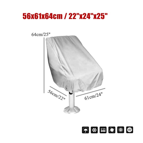 INF Outdoor Yacht Istuimen päällinen - Vedenpitävä Oxford-kangas 0