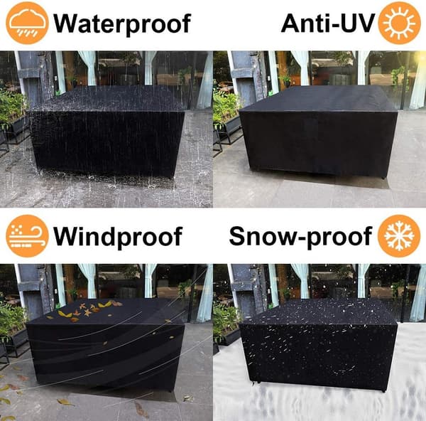 INF Utemøbeltrekk 231x231x30cm - Heavy Duty Protection