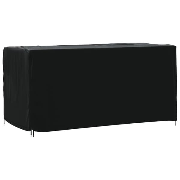 vidaXL havemøbelovertræk 2 stk. 180x70x90 cm vandtæt 420D sort