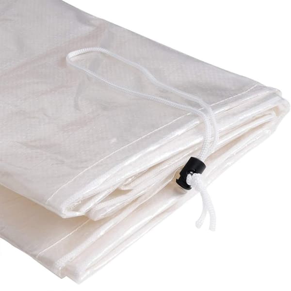 Rootz suorakaiteen muotoinen puutarhakalusteiden päällinen - patiokalusteiden suoja - PE-kangas - UV-kestävä - 150 cm x 215 cm x 150 cm