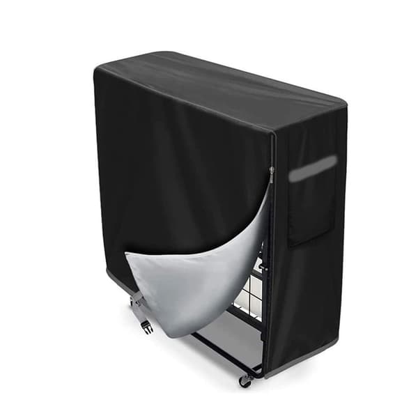 INF Sammenleggbart sengetrekk - svart 210D - 84" L x 33" B x 42" H