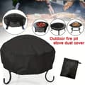 Miniatyrbillede 4 af 10: INF Fire Pit Cover - 85x40CM - Sort - Vejrbestandig