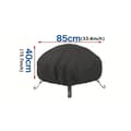 Miniatyrbild 3 av 5: INF Fire Pit Cover - 85x40CM - Svart - Väderbeständig