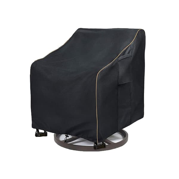 INF 210D Oxford Cloth Roterende Stoleovertræk - Sort - 70,3 cm L x 82,5 cm B x 99,1 cm H L