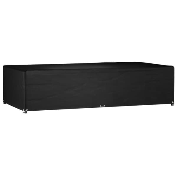 Överdrag för trädgårdsmöbler 12 ölj. 315x160x75 cm rektangulärt
