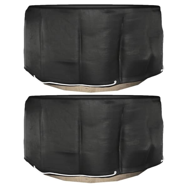 Överdrag för trädgårdsmöbler 2 st 10 öljetter Ø230x90 cm rund