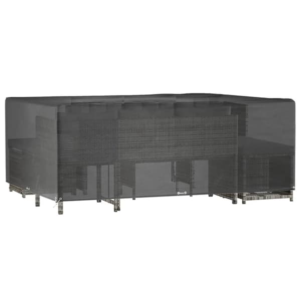 Överdrag för trädgårdsmöbler 16 ölj. 300x250x90 cm rektangulärt