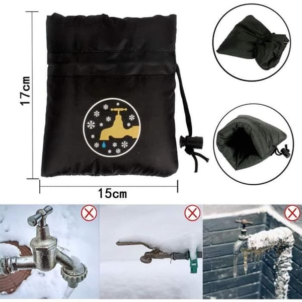 Utomhuskranskydd, kranskyddskåpa, krankåpor, för vinterkrangelskydd, svart, 2st