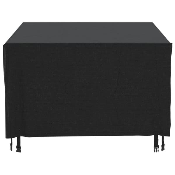 Puutarhakalusteiden päälliset 2 kpl Musta 172x113x73 cm