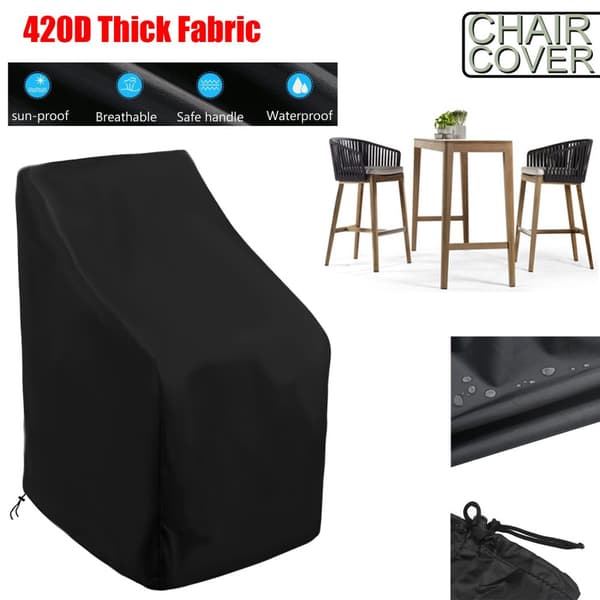 INF Vattentätt Överdrag för Utomhusstolar 65x65x120/80cm 210D