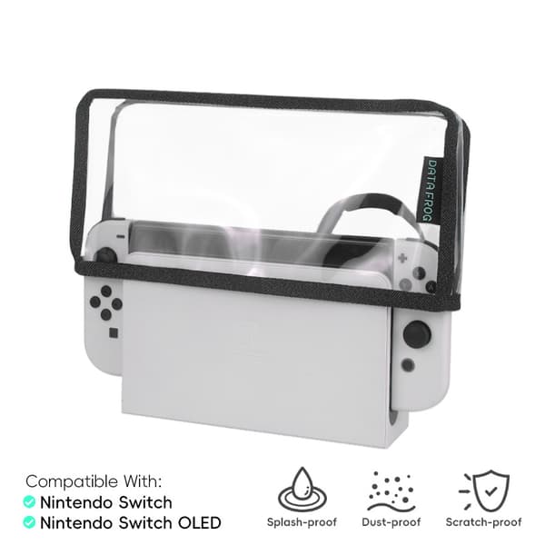 INF Klart beskyttende støvdeksel for Nintendo Switch OLED-konsoll