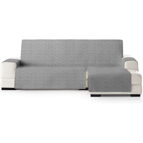 Eysa Mist Cover, Microfiber, C/6 Grå-Grå, Schäslong 290 cm. Lämplig för soffor från 300 till 350 cm - F348206D