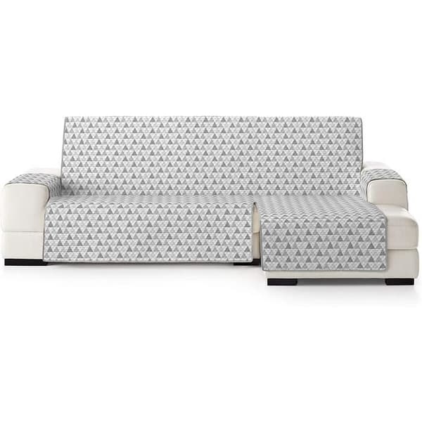 Eysa Nordic Överdrag, Microfiber, C/6 Grå, Schäslong 290 cm. Lämplig för soffor från 300 till 350 cm - F348196D