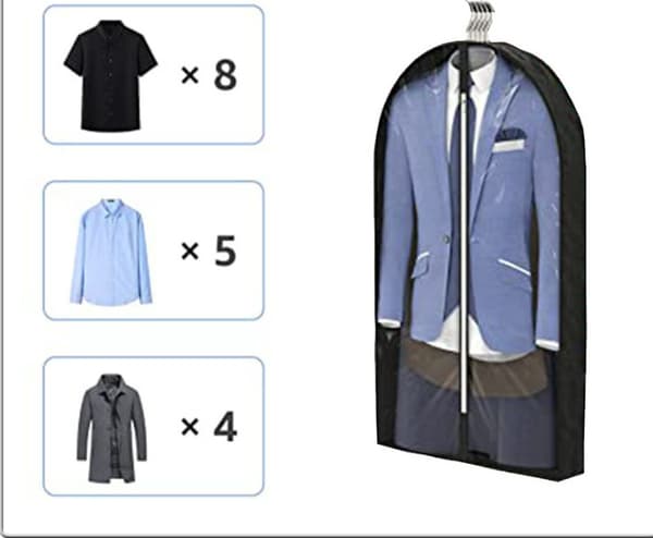 INF Pustende klesveske, klesbeskytter for garderobe