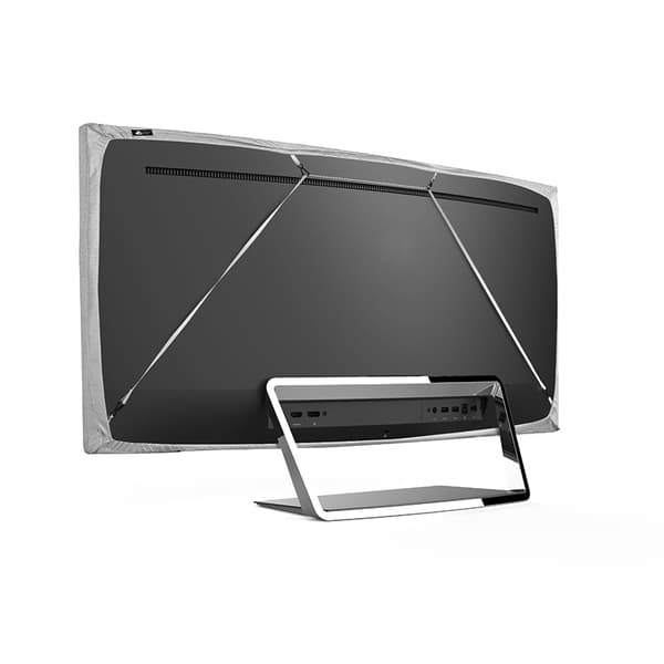 INF Strækbar Stof TV-Dækken Støvdækken Universal Sølv 43 inch