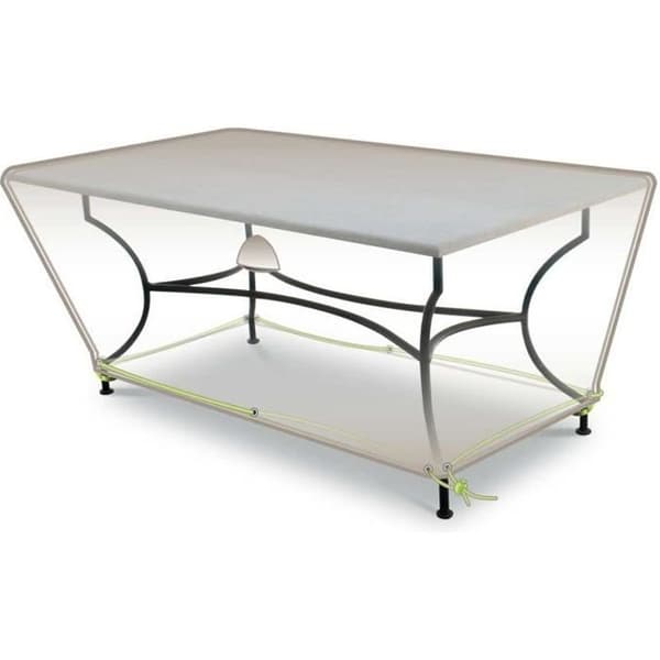 Skyddshousse för rektangulärt bord 160 x 90 x 50 cm LUXE