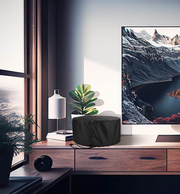 INF Svart støvtrekk for CD-spiller til Sony Boombox/Magnavox