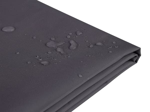 Trekk til hagemøbler Svart PVC-belagt stoff 275 x 230 x 70 cm Hagetilbehør Utemøbler Regntrekk