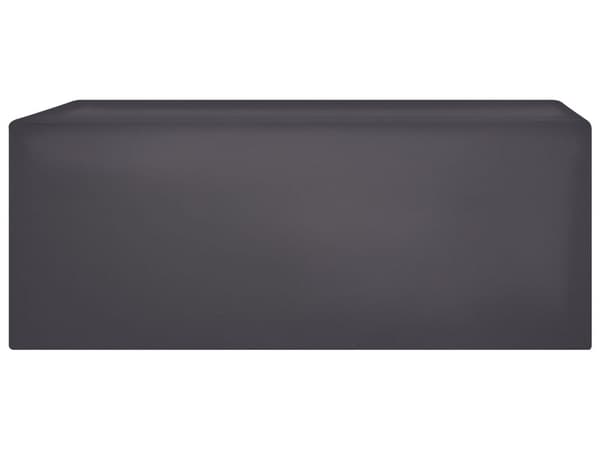Trekk til hagemøbler Svart PVC-belagt stoff 185 x 105 x 75 cm Hagetilbehør Utemøbler Regntrekk