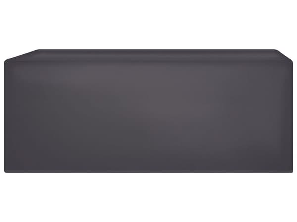 Havemøbelbetræk Sort PVC 255 x 218 x 70 cm Overtræk til Havemøbler Presenning til Udendørs Møbler Cover Møbelbeskyttelse Loungesæt