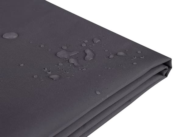 Havemøbelbetræk Sort PVC 255 x 218 x 70 cm Overtræk til Havemøbler Presenning til Udendørs Møbler Cover Møbelbeskyttelse Loungesæt
