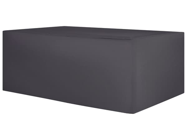 Havemøbelbetræk Sort PVC 255 x 218 x 70 cm Overtræk til Havemøbler Presenning til Udendørs Møbler Cover Møbelbeskyttelse Loungesæt