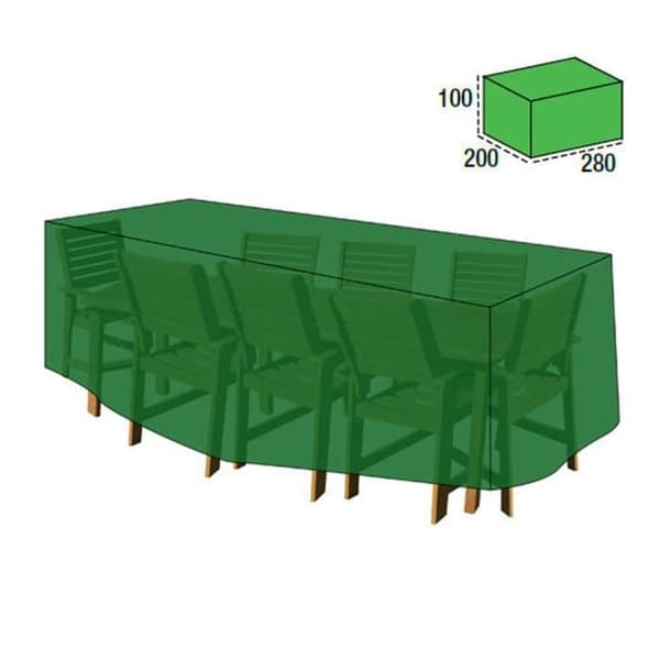Hus för bord/uppsättning 100x200x280 cm
