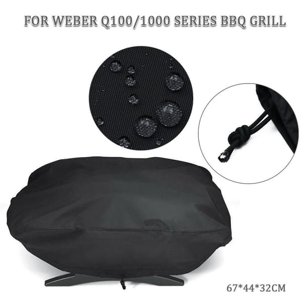 INF Weber Q1000 Grilltrekk: Vanntett og støvtett grilltrekk