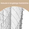 Miniatyrbild 3 av 4: Gabion, SONGMICS GGB479, 90x40 cm, Silver