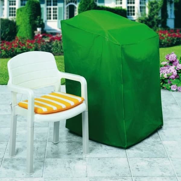 Vattentät och motståndskraftig trädgårdsstolsöverdrag - RAYEN - Grön - 68x68x100 cm