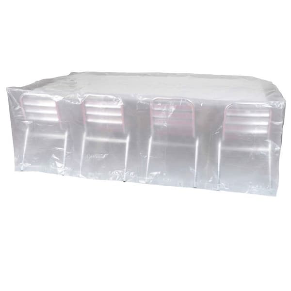 Transparent lock rektangulärt bord 2,50m