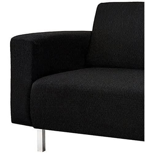 Martina Home Elastiskt sofföverdrag 4-sits 4 torg (240-270 cm) Svart - Tunez