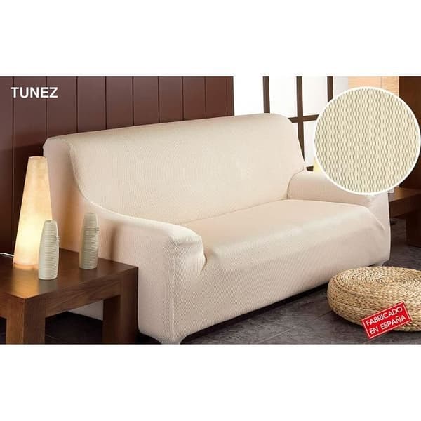 Martina Home , Stretch sofföverdrag, Canvas (50% polyester, 45% bomull, 5% elastan), Grön, 3-sits (180-240)